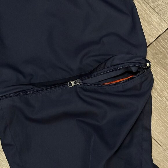 Vintage Starter Men's Navy Blue Convertible Flare Track Pants/Shorts Size Large - Picture 6 of 10